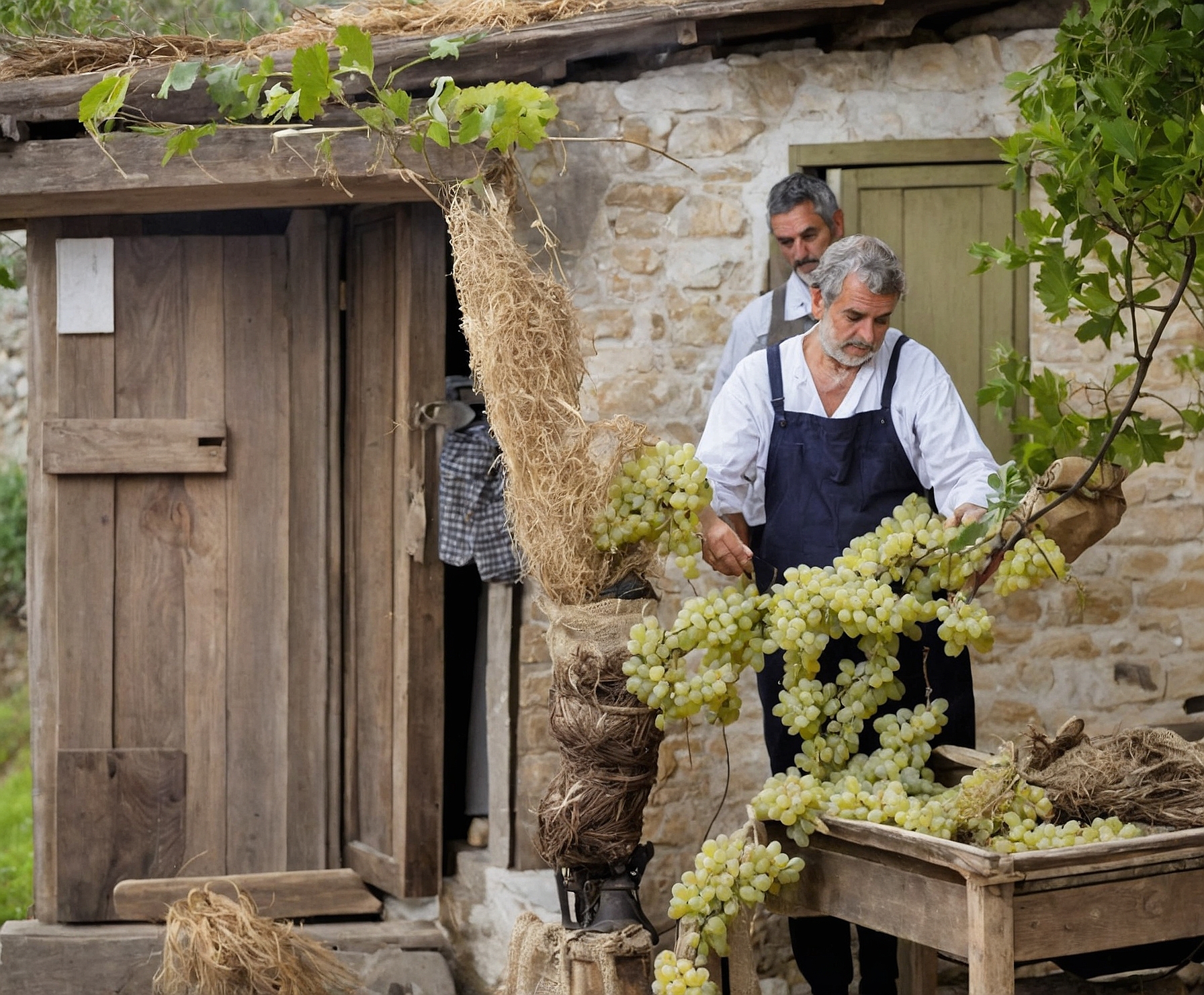 Transformación artesanal de bagazo gallego
