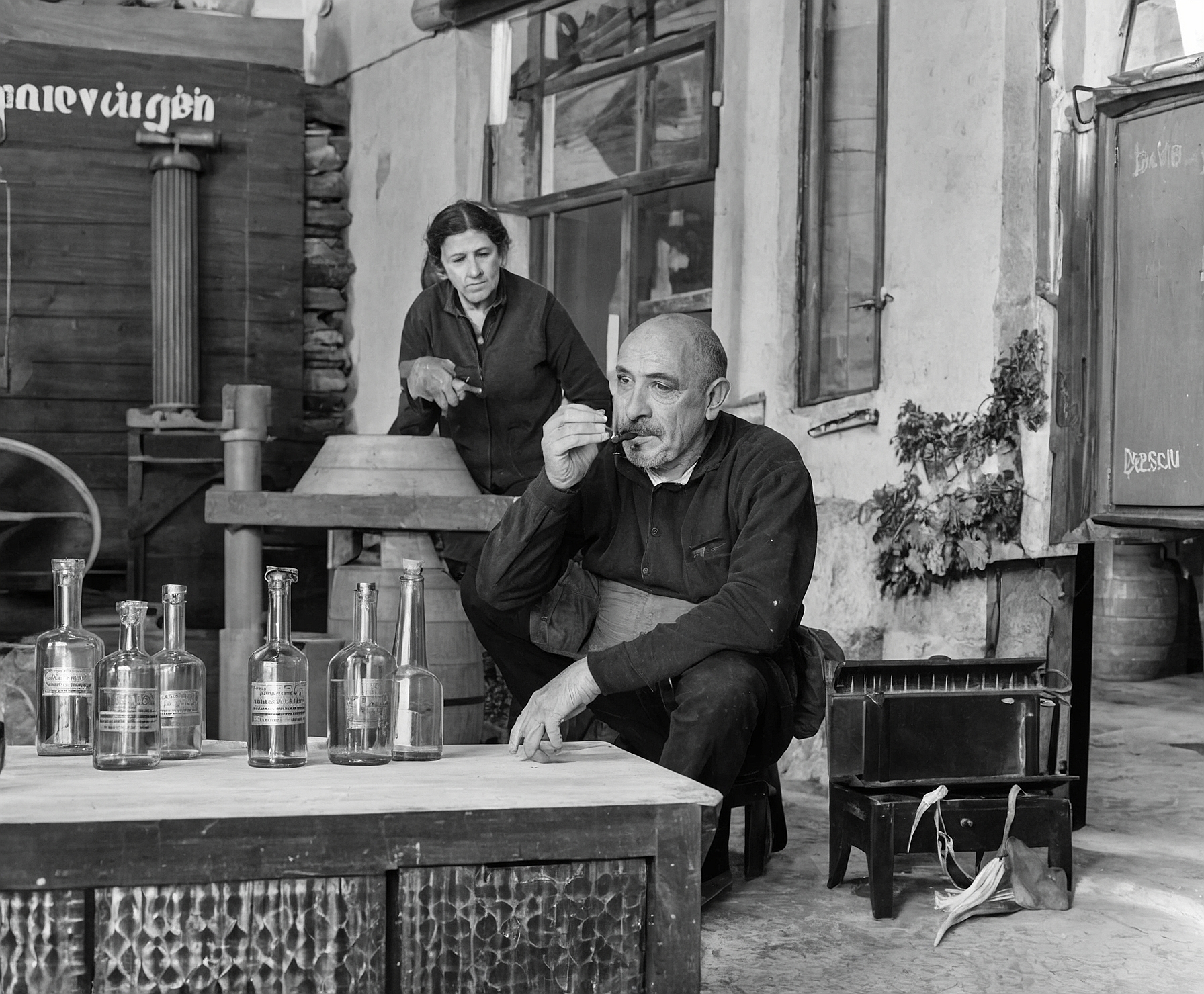 Destilados artesanales desde bagazo de uva